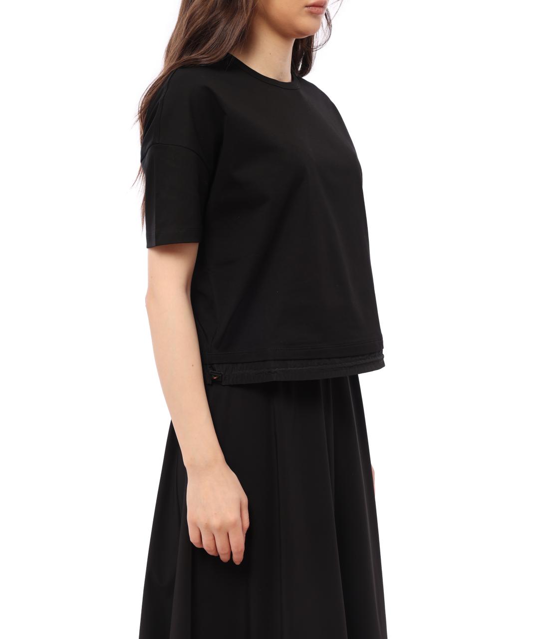 HERNO Черная футболка, фото 6