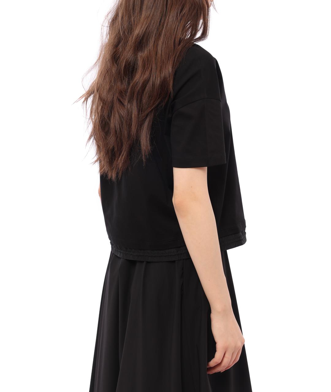 HERNO Черная футболка, фото 4