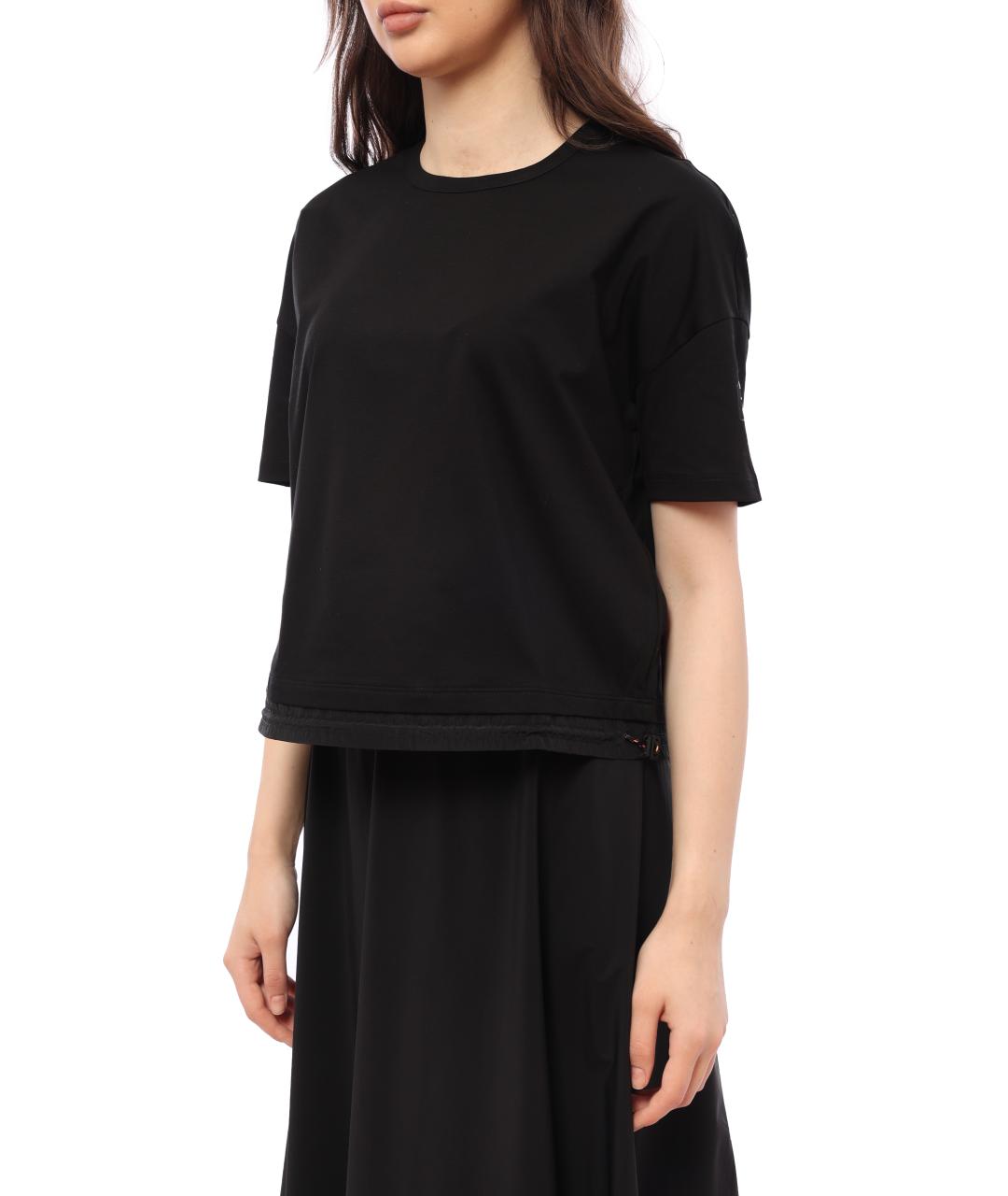 HERNO Черная футболка, фото 3