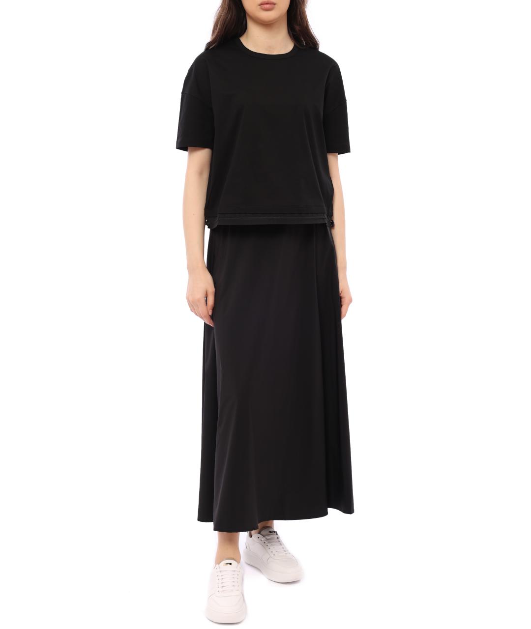 HERNO Черная футболка, фото 2