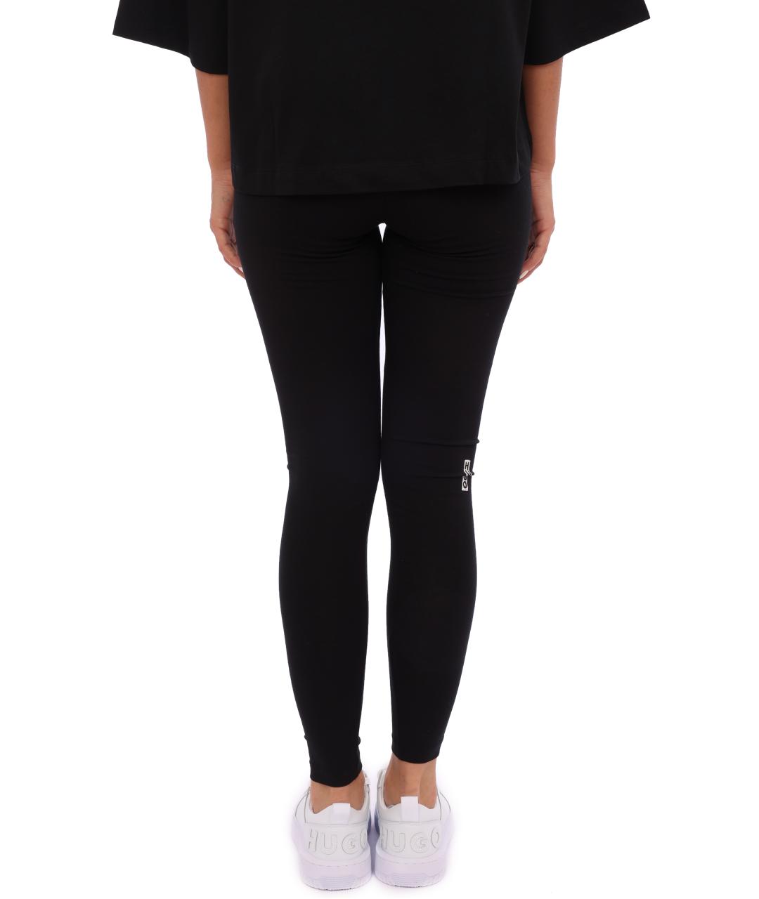 HUGO BOSS Черные леггинсы и велосипедки, фото 2