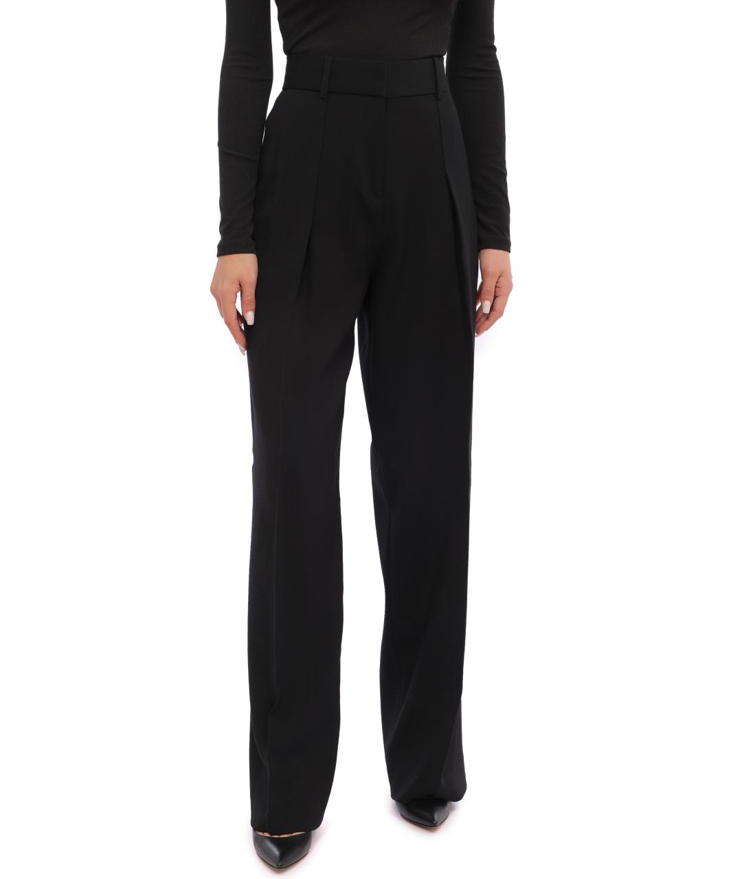 VICTORIA BECKHAM Черные прямые брюки, фото 5