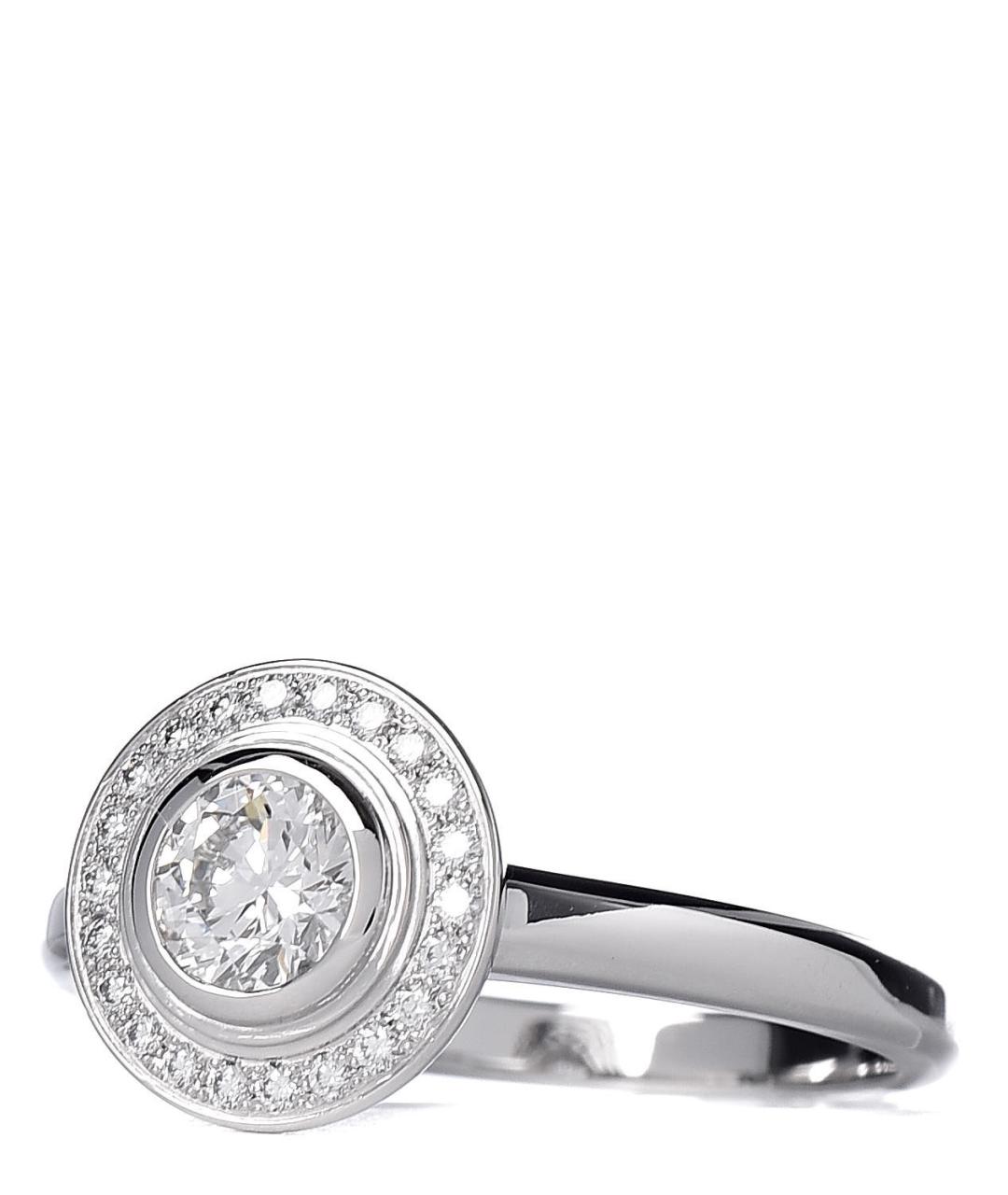 CARTIER Белое платиновое кольцо, фото 3