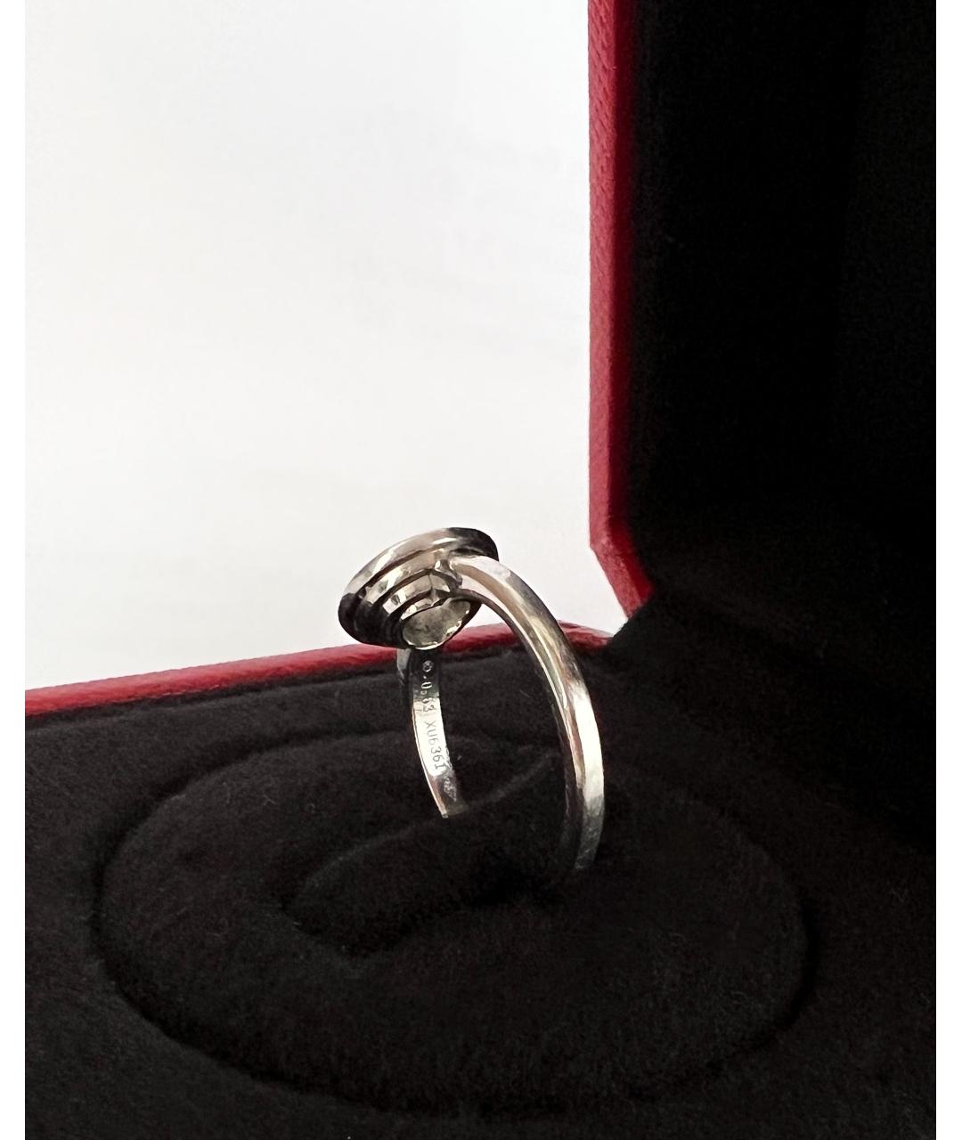 CARTIER Белое платиновое кольцо, фото 8
