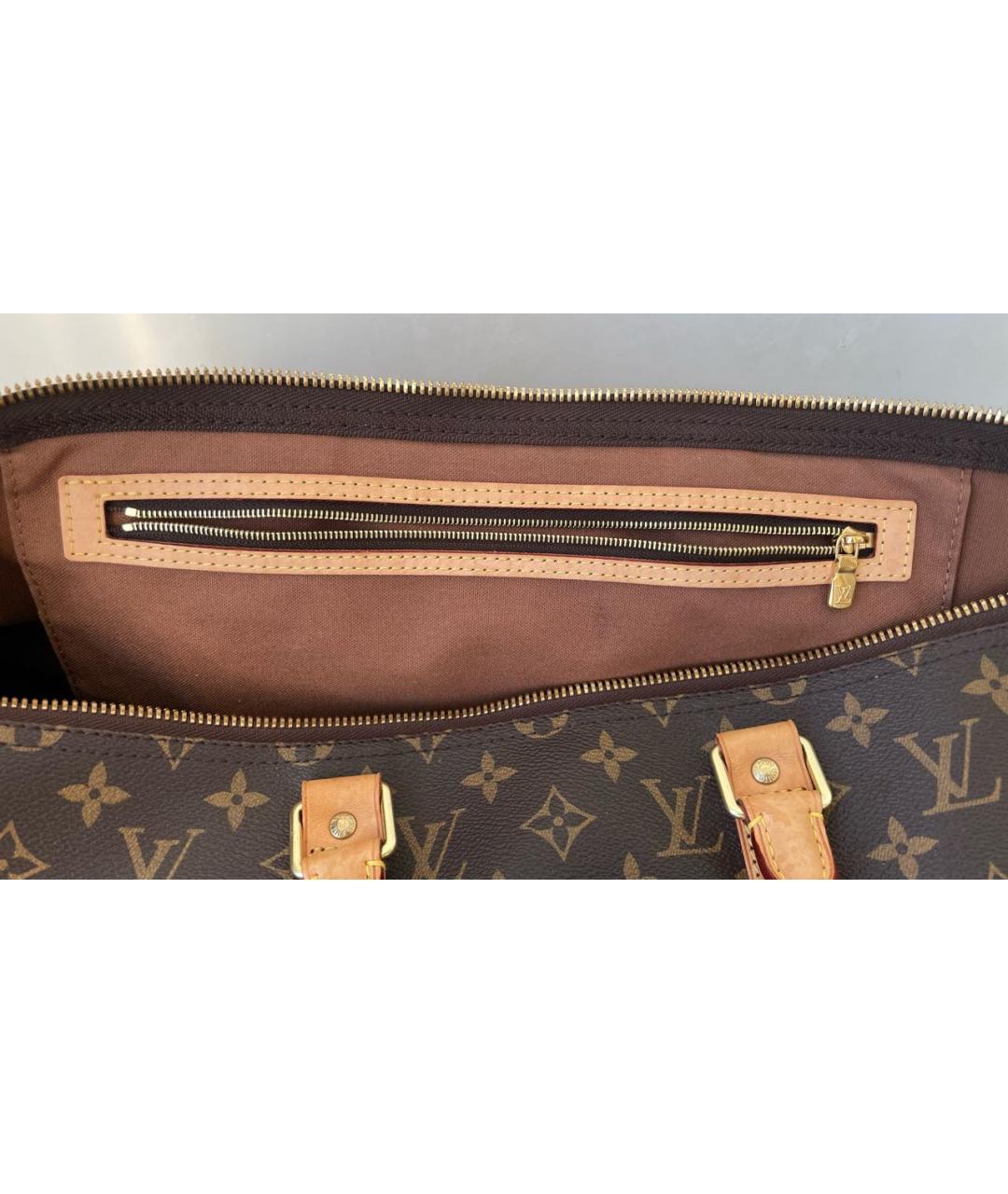 LOUIS VUITTON Кожаная дорожная/спортивная сумка, фото 5
