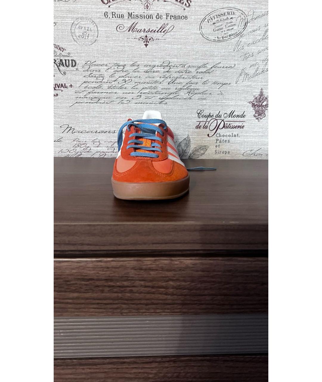 ADIDAS Оранжевое синтетические кроссовки, фото 2