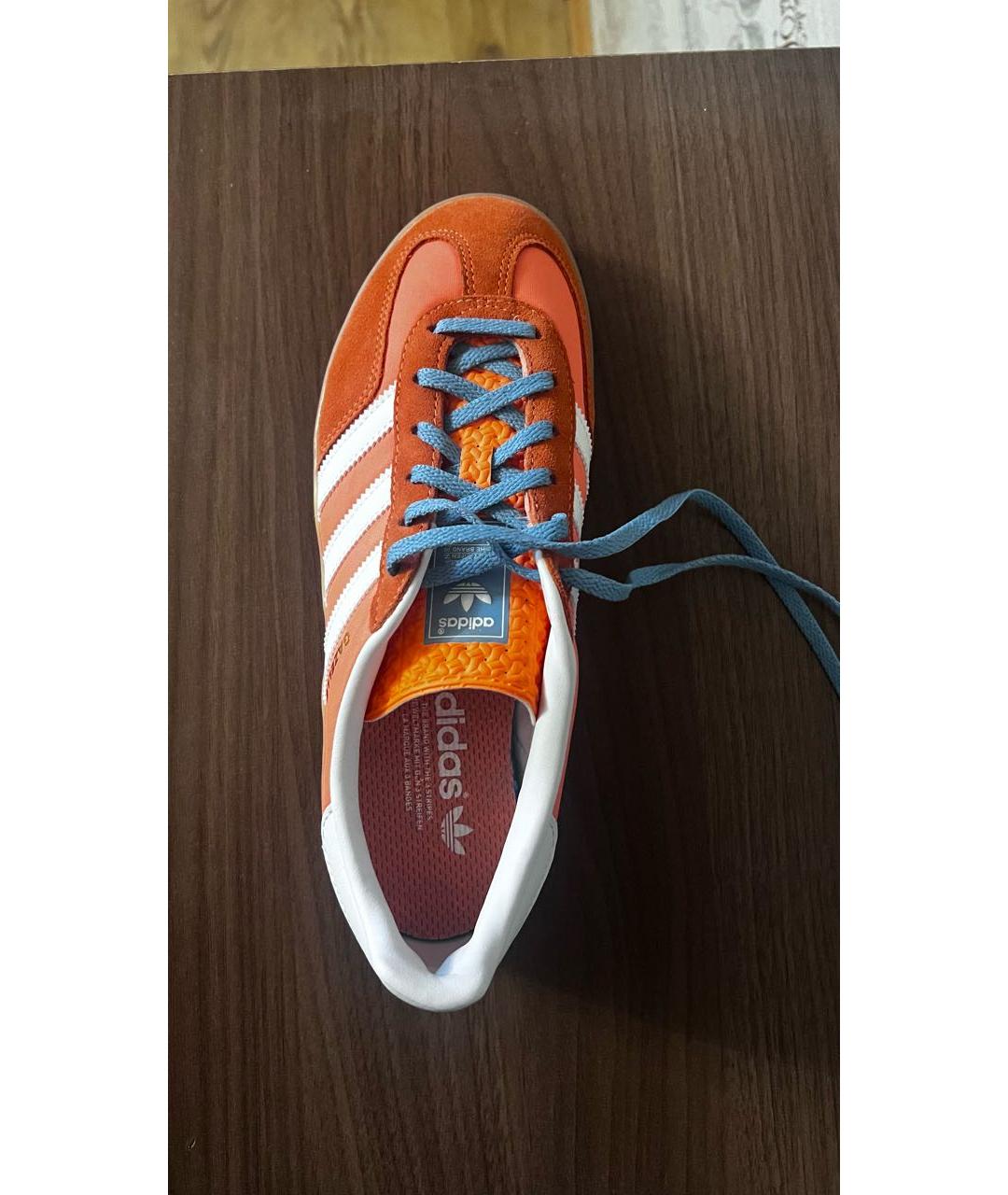 ADIDAS Оранжевое синтетические кроссовки, фото 3