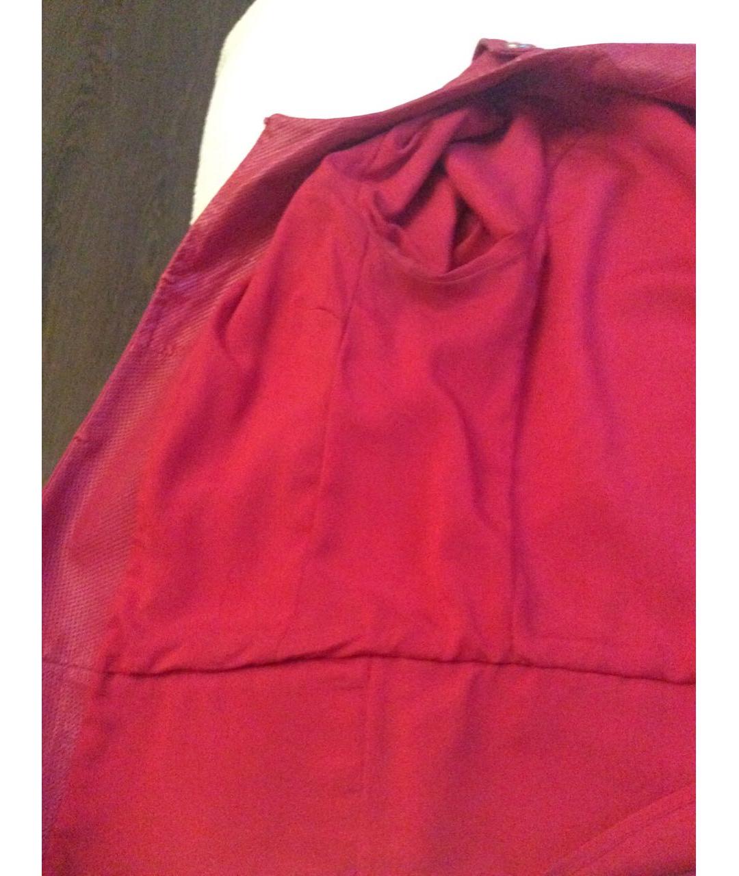 LIU JO Красная кожаная куртка, фото 8