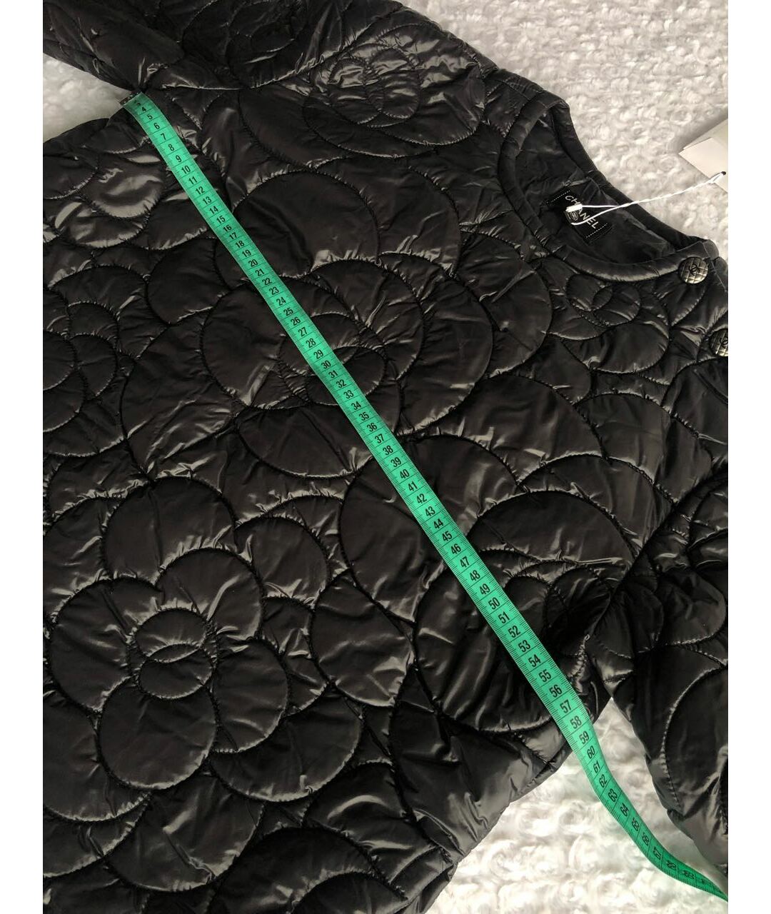 CHANEL PRE-OWNED Черная полиэстеровая куртка, фото 5