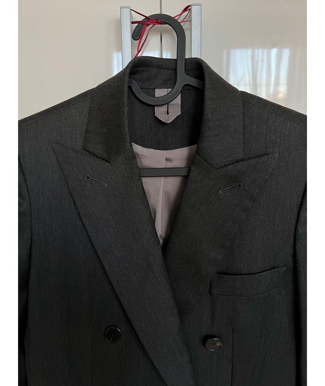 MAX MARA Черный шерстяной жакет/пиджак, фото 6