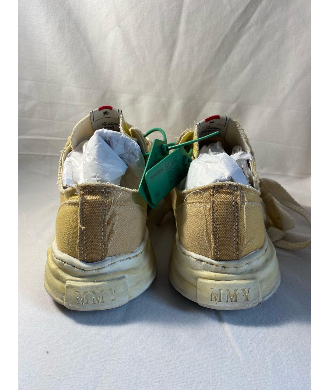 MAISON MIHARA YASUHIRO Мульти текстильные низкие кроссовки / кеды, фото 3