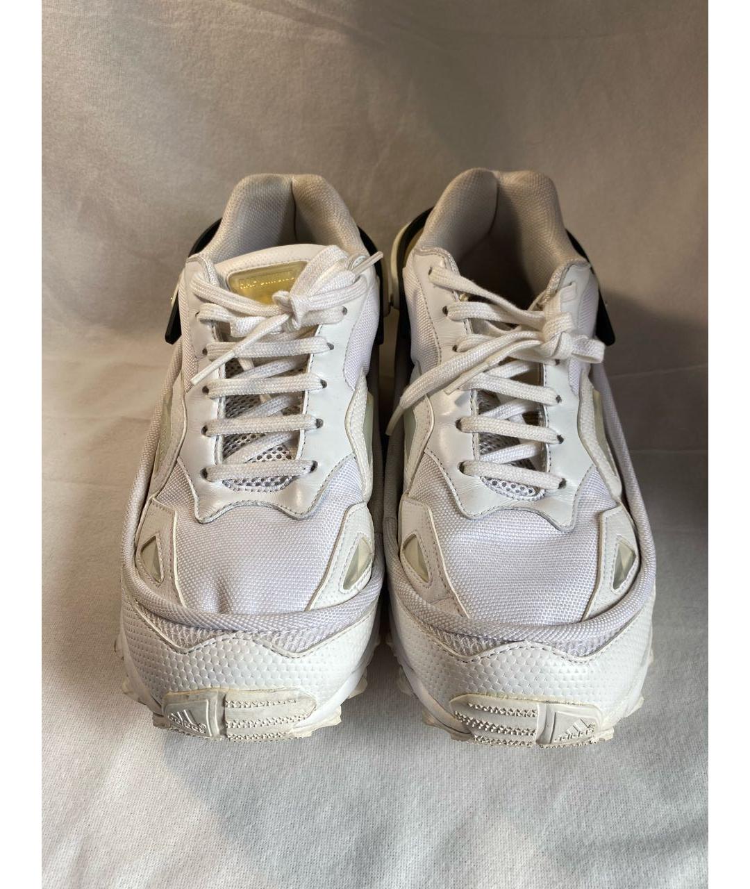 ADIDAS X RAF SIMONS Белые текстильные низкие кроссовки / кеды, фото 2