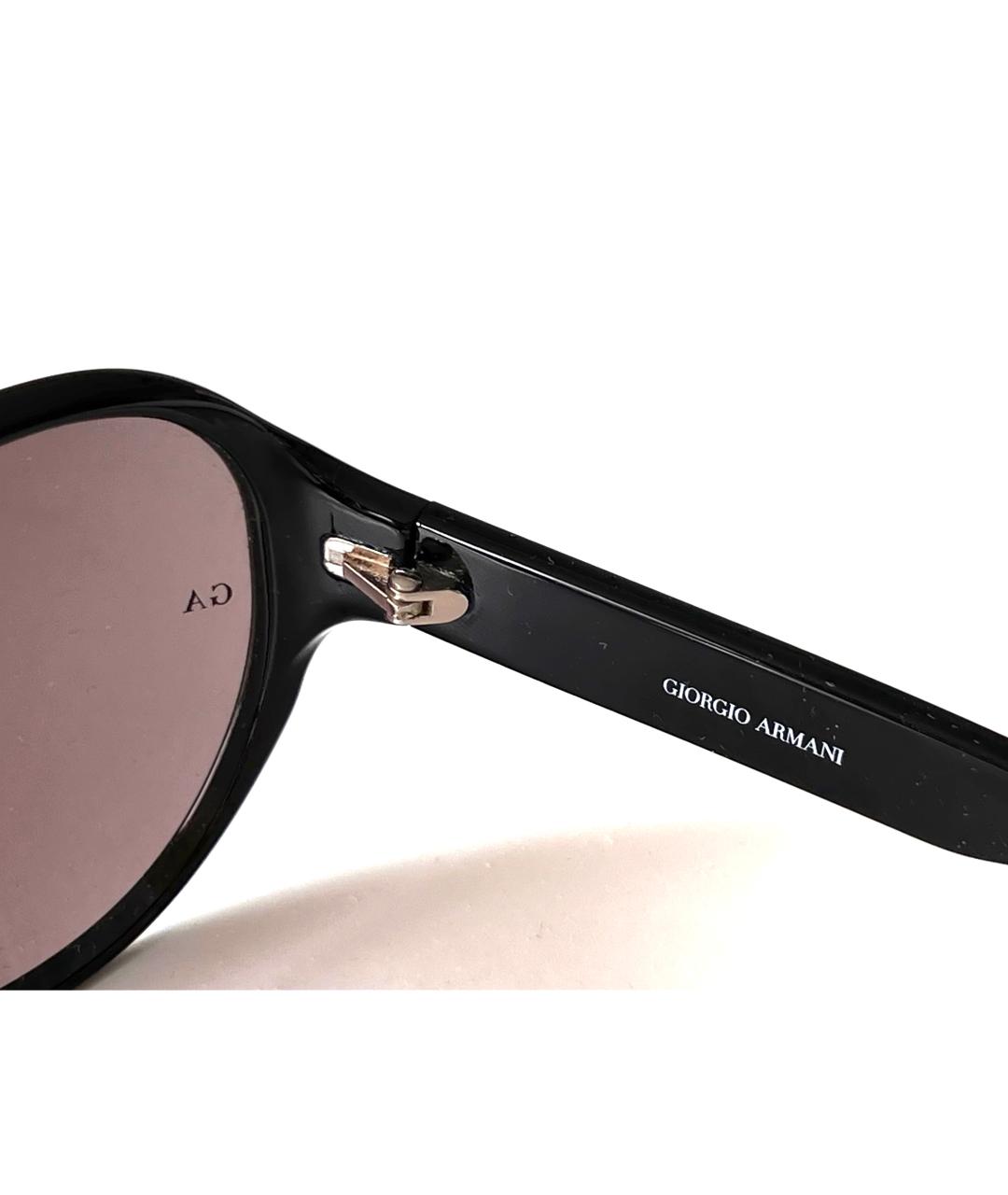 GIORGIO ARMANI VINTAGE Черные пластиковые солнцезащитные очки, фото 8