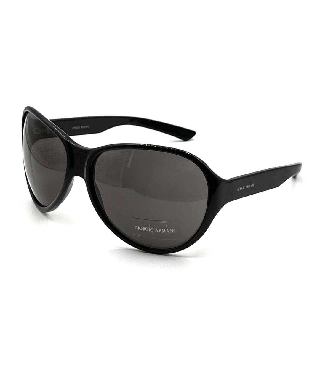 GIORGIO ARMANI VINTAGE Черные пластиковые солнцезащитные очки, фото 4