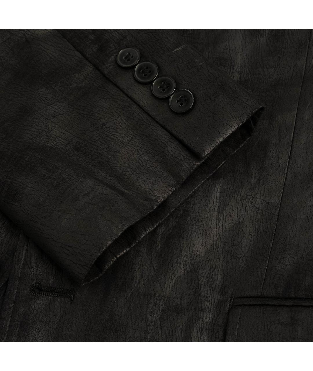 CALVIN KLEIN Черный полиэстеровый пиджак, фото 3