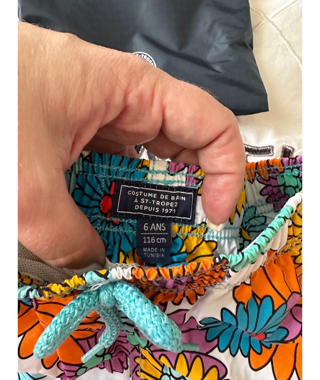 VILEBREQUIN KIDS Мульти синтетические детские шорты, фото 3