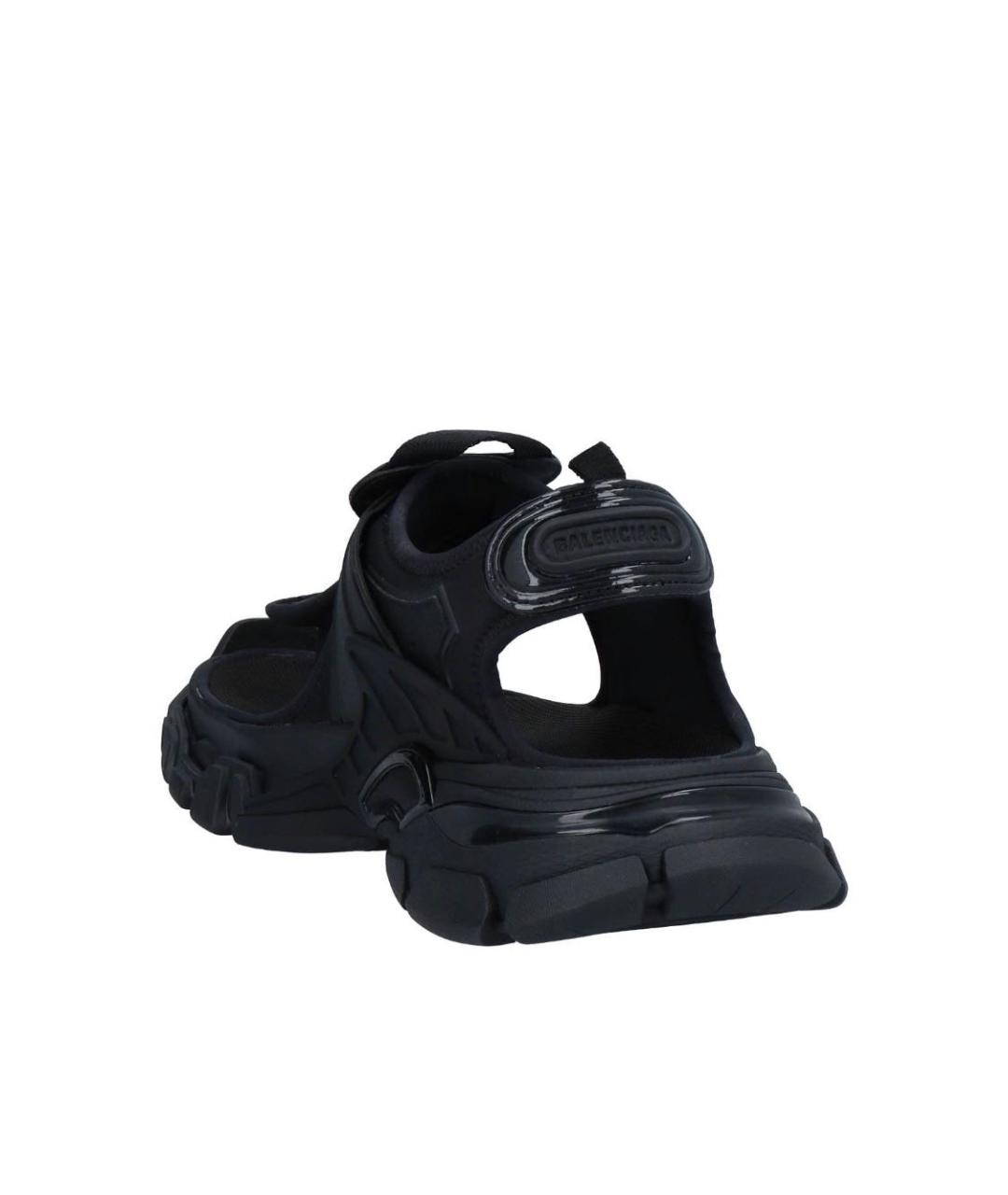 BALENCIAGA Черные текстильные сандалии, фото 8