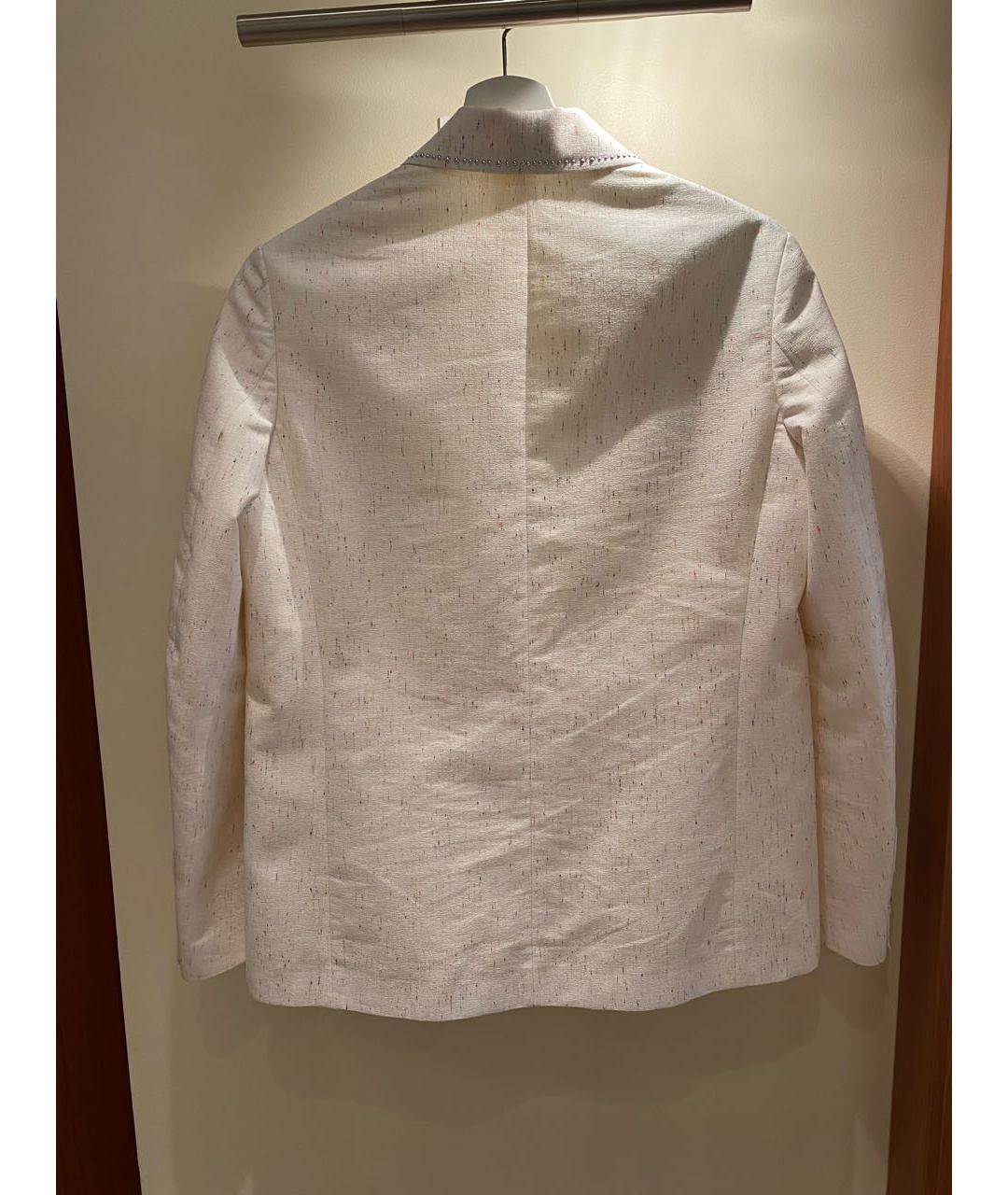 GOLDEN GOOSE DELUXE BRAND Белый хлопковый жакет/пиджак, фото 2