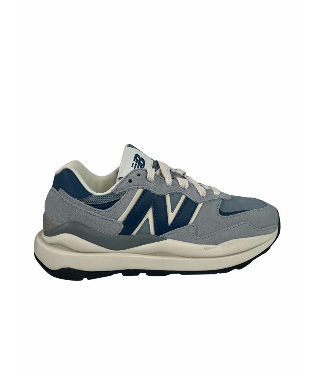 NEW BALANCE Голубые замшевые кроссовки, фото 1