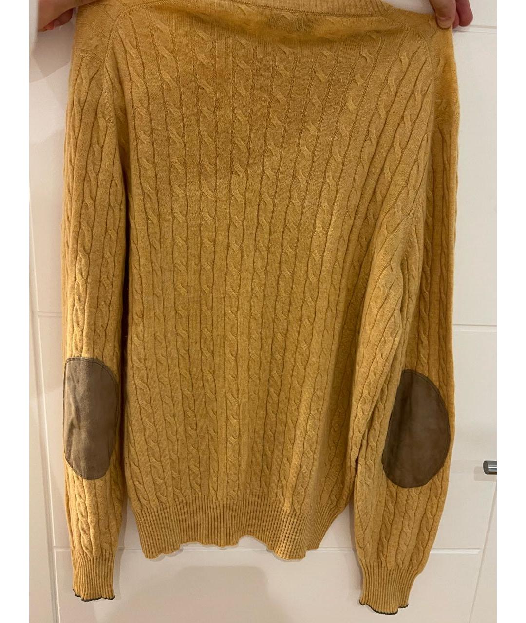 BRUNELLO CUCINELLI Бежевый кашемировый джемпер / свитер, фото 2