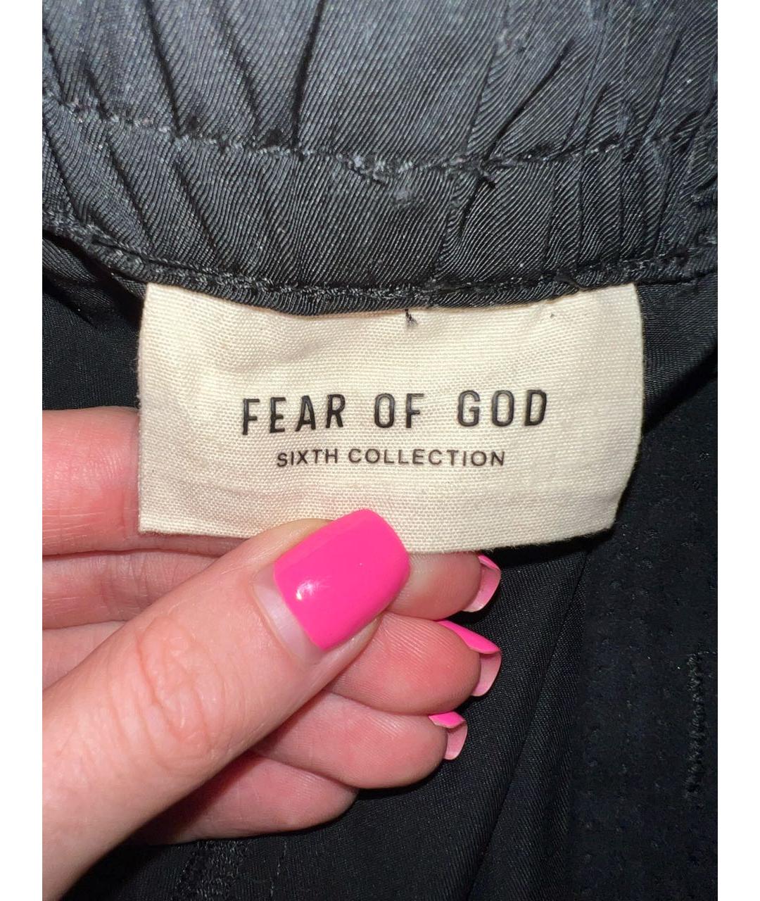 FEAR OF GOD Черные повседневные брюки, фото 4