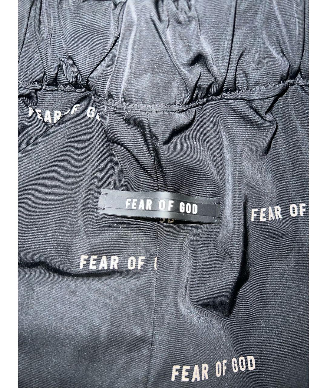 FEAR OF GOD Черные повседневные брюки, фото 3