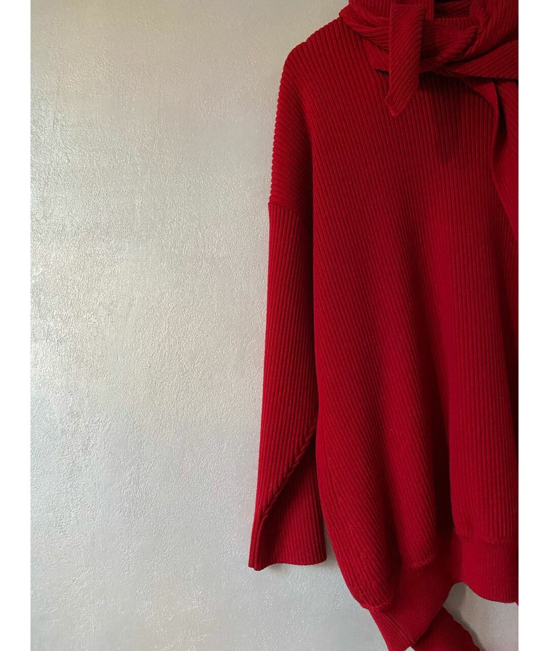 BALENCIAGA Красный шерстяной джемпер / свитер, фото 3