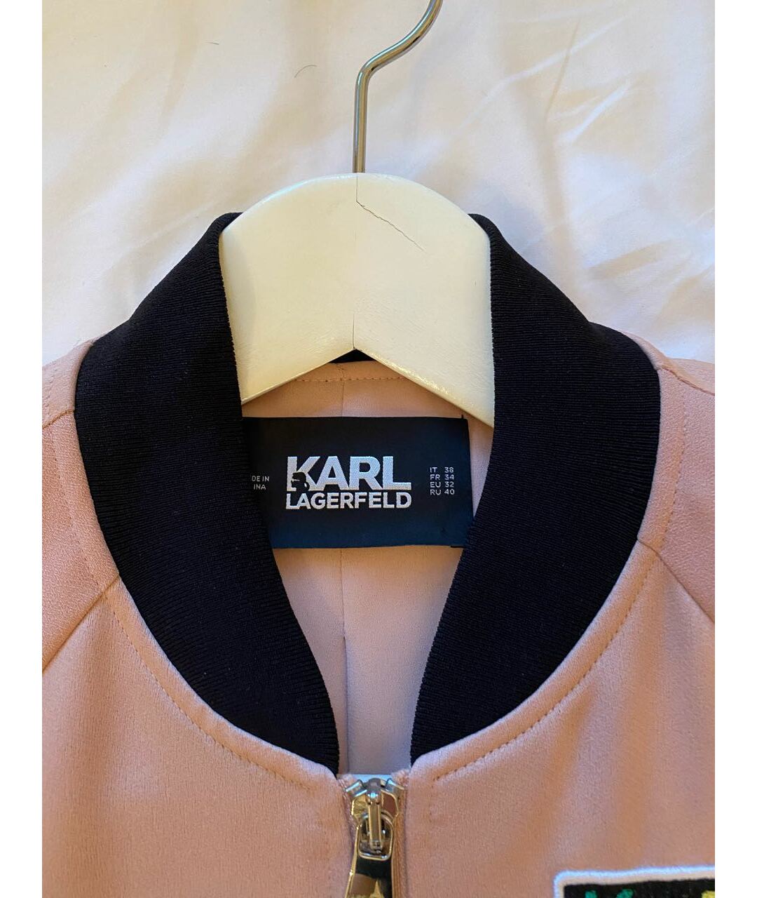KARL LAGERFELD Розовый полиэстеровый джемпер / свитер, фото 3