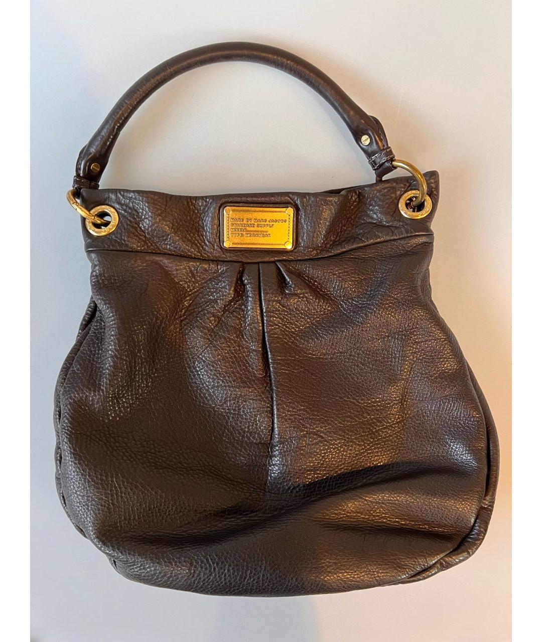 MARC BY MARC JACOBS Коричневая кожаная сумка через плечо, фото 7