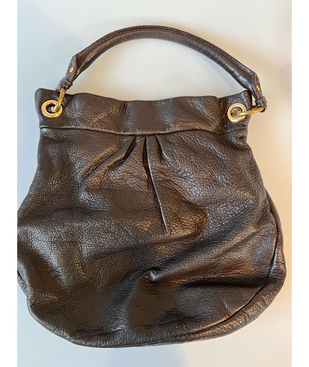 MARC BY MARC JACOBS Коричневая кожаная сумка через плечо, фото 3