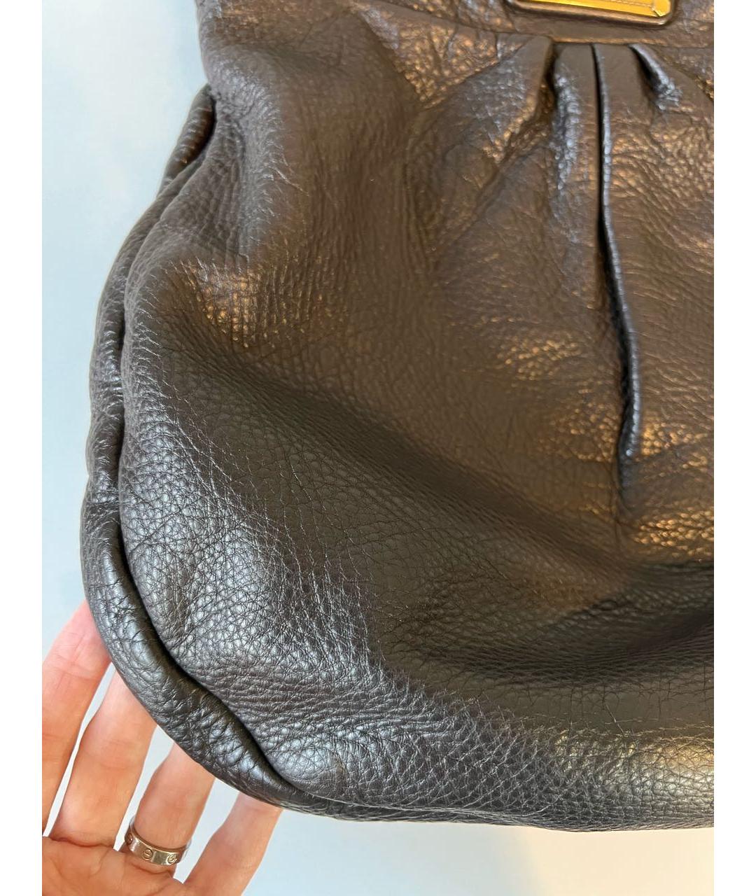 MARC BY MARC JACOBS Коричневая кожаная сумка через плечо, фото 2