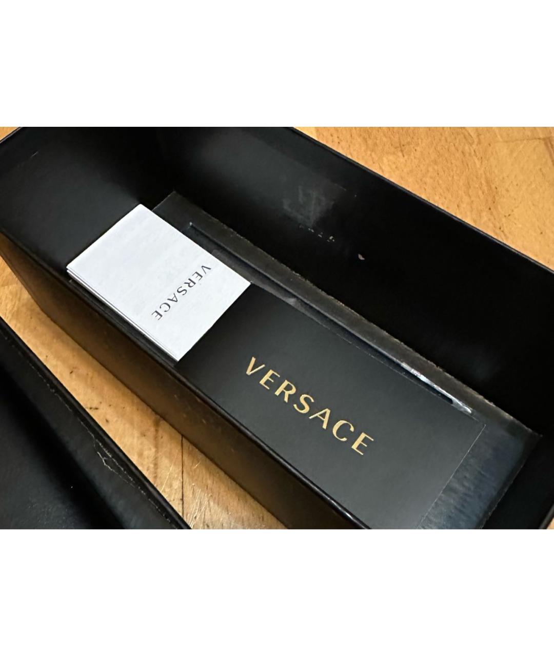 VERSACE Серые пластиковые солнцезащитные очки, фото 7