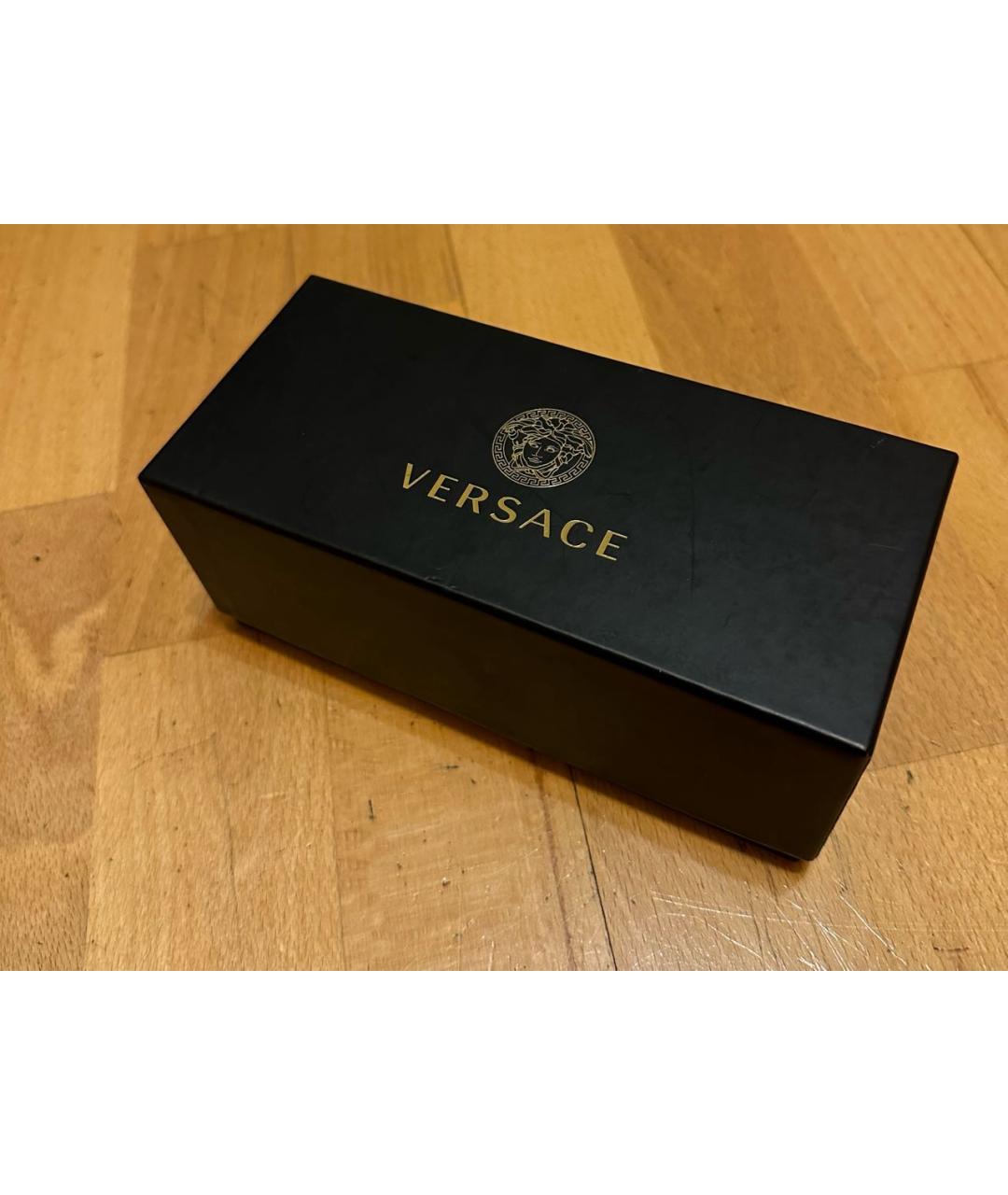 VERSACE Серые пластиковые солнцезащитные очки, фото 4