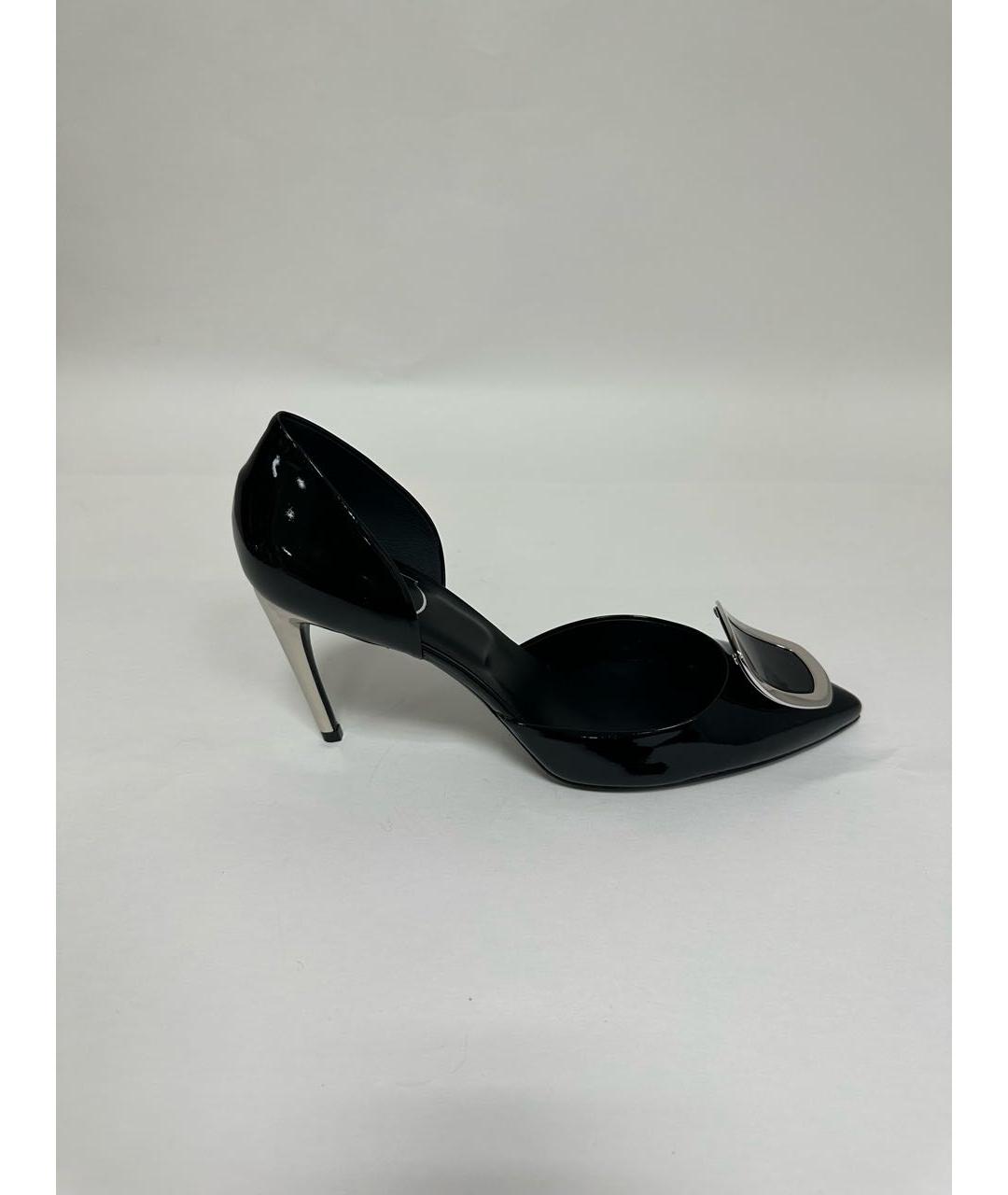 ROGER VIVIER Черные туфли из лакированной кожи, фото 7