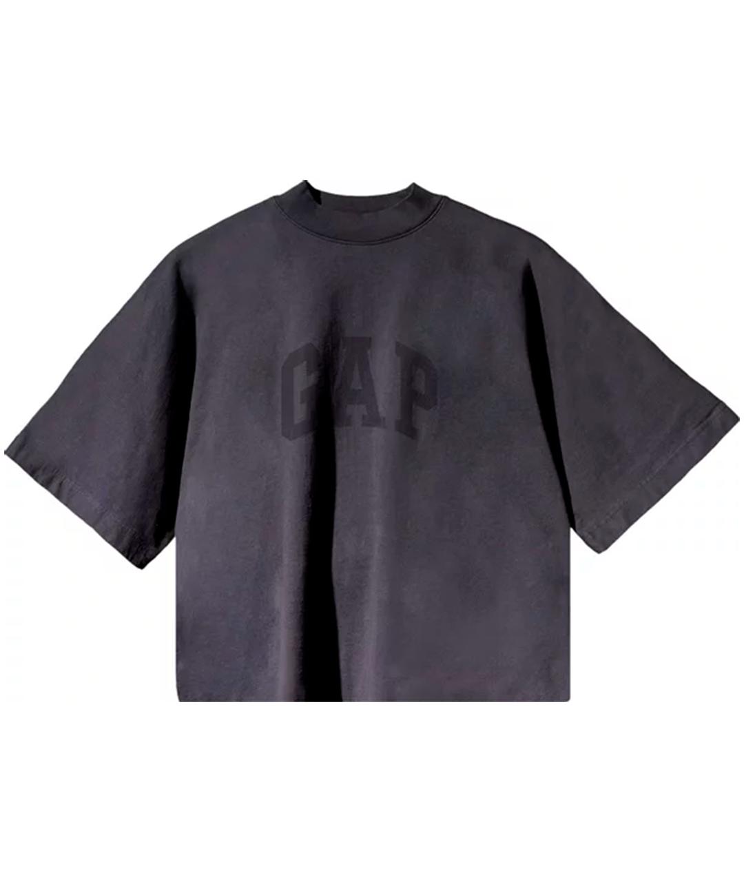 BALENCIAGA Черная хлопковая футболка, фото 1