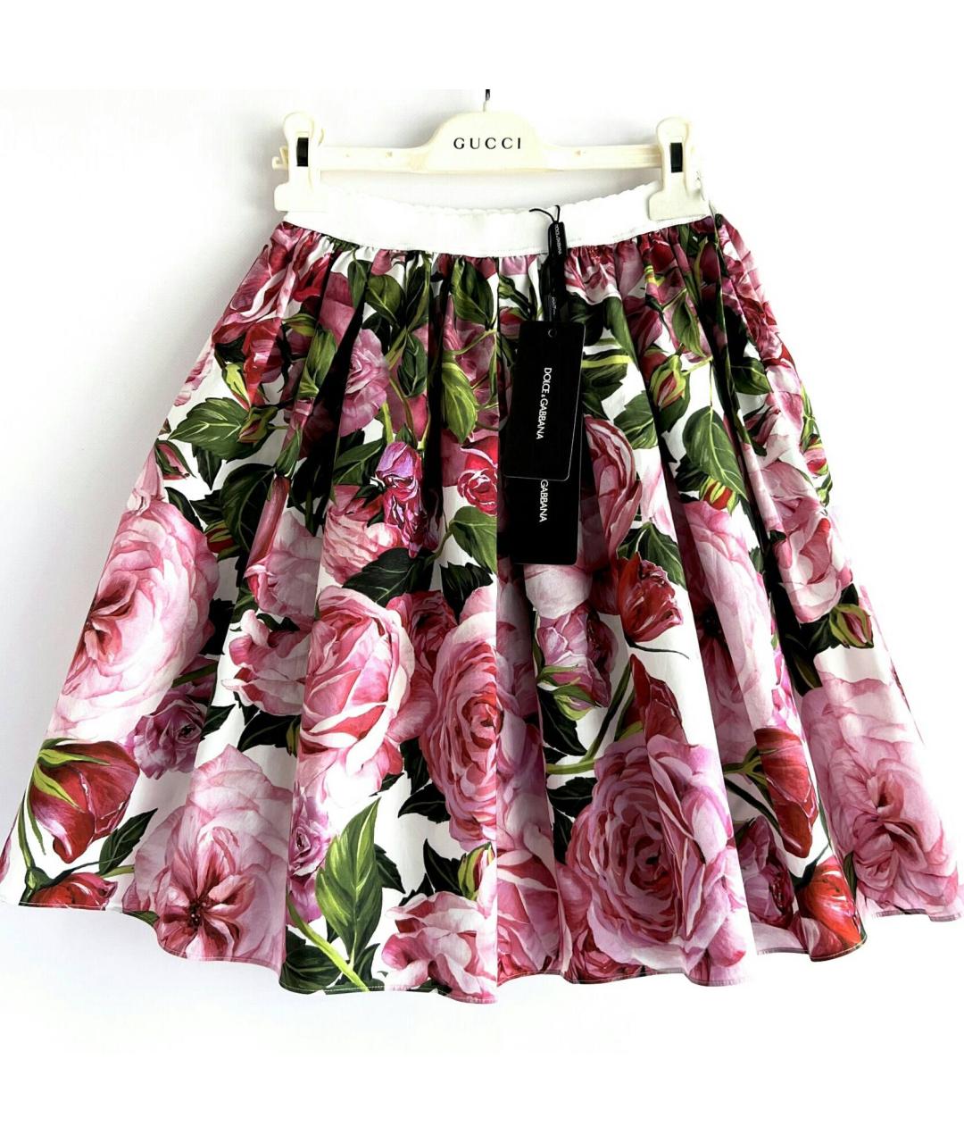 DOLCE & GABBANA KIDS Хлопковая юбка, фото 4