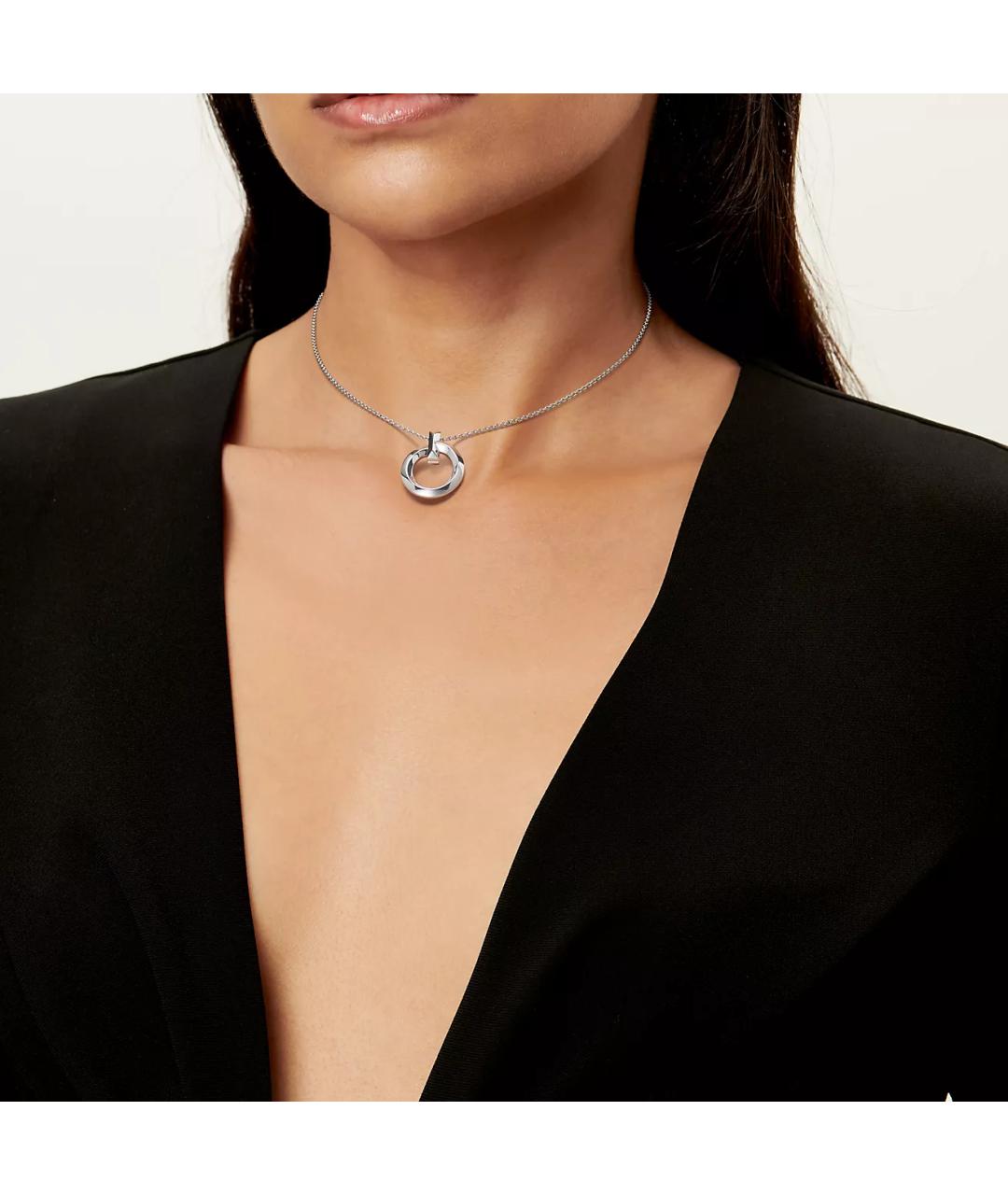 TIFFANY&CO Белая подвеска из белого золота, фото 3