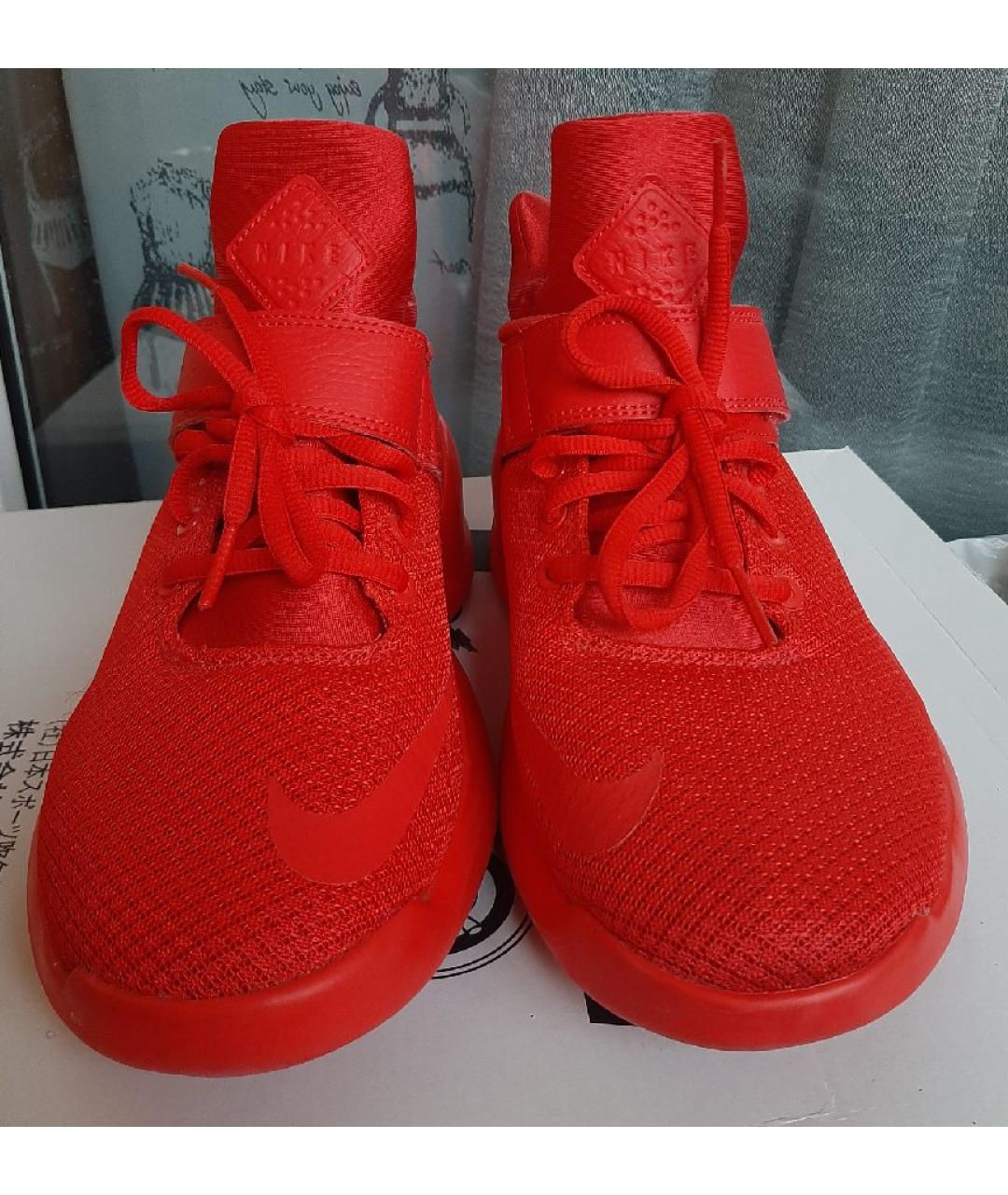 NIKE Красные кроссовки, фото 2