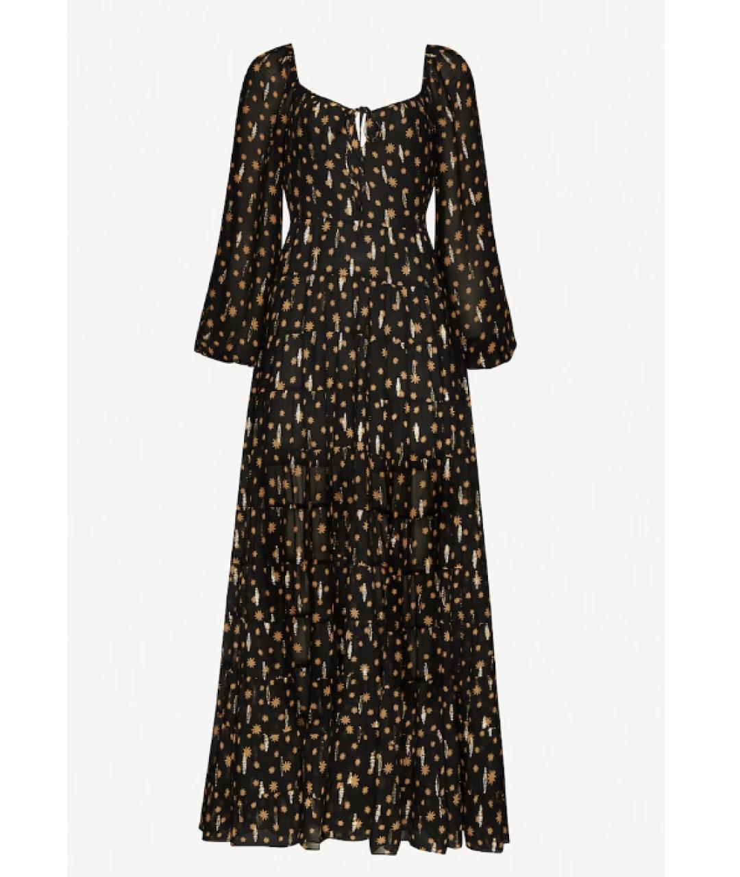 RIXO LONDON Черное полиэстеровое вечернее платье, фото 6