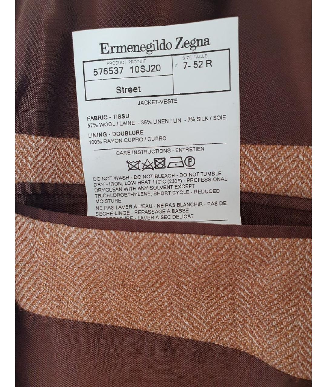 ZEGNA Шерстяной пиджак, фото 9