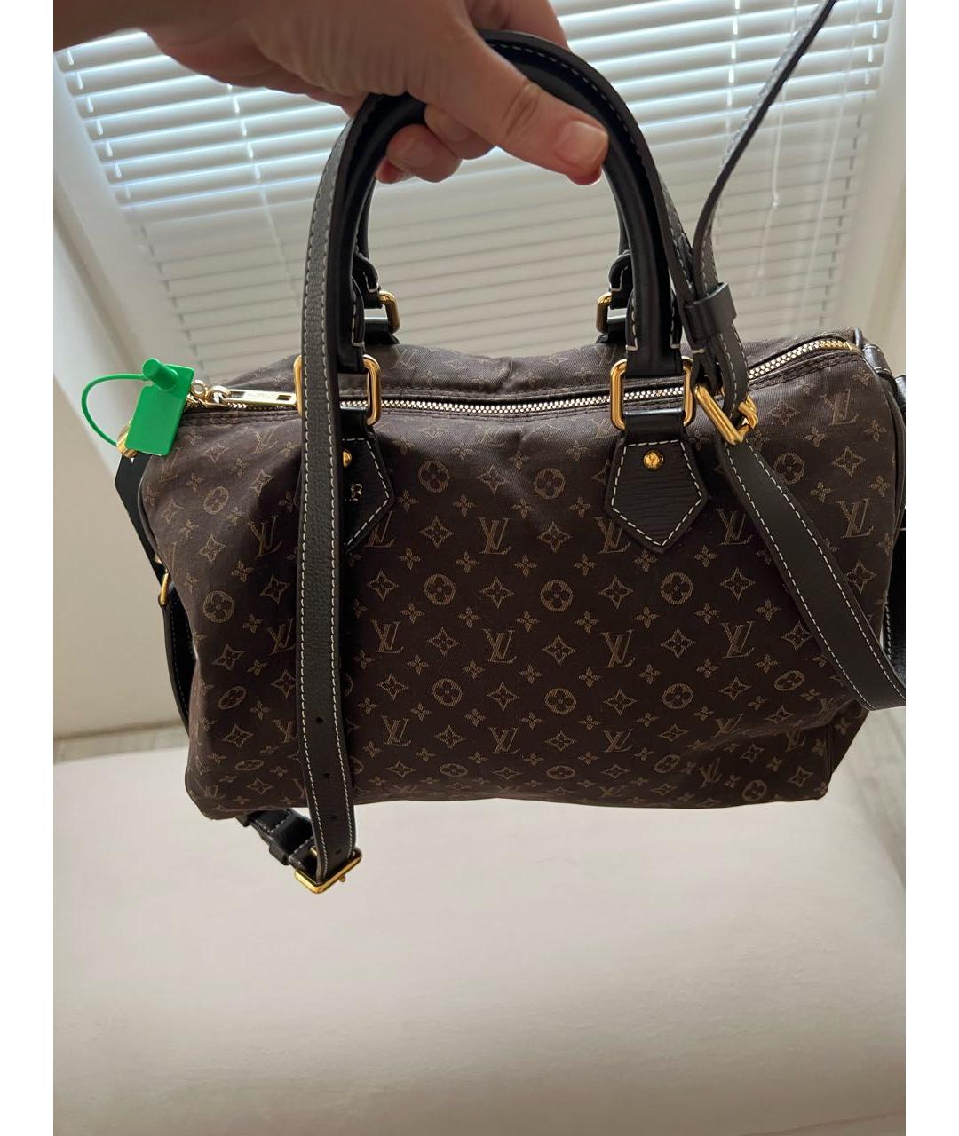 LOUIS VUITTON PRE-OWNED Коричневая деним сумка тоут, фото 2