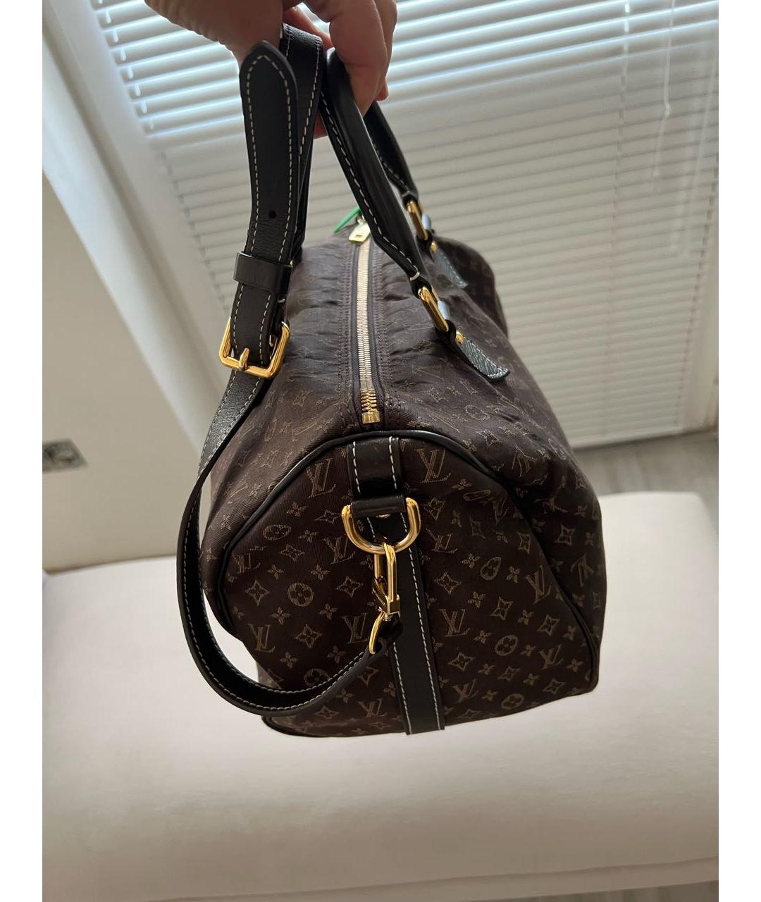 LOUIS VUITTON PRE-OWNED Коричневая деним сумка тоут, фото 3