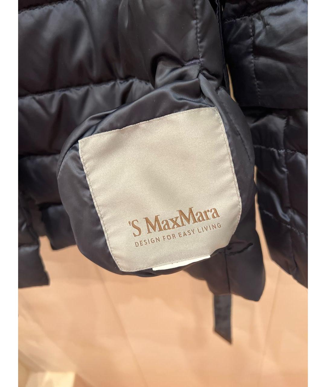 'S MAX MARA Темно-синяя куртка, фото 3