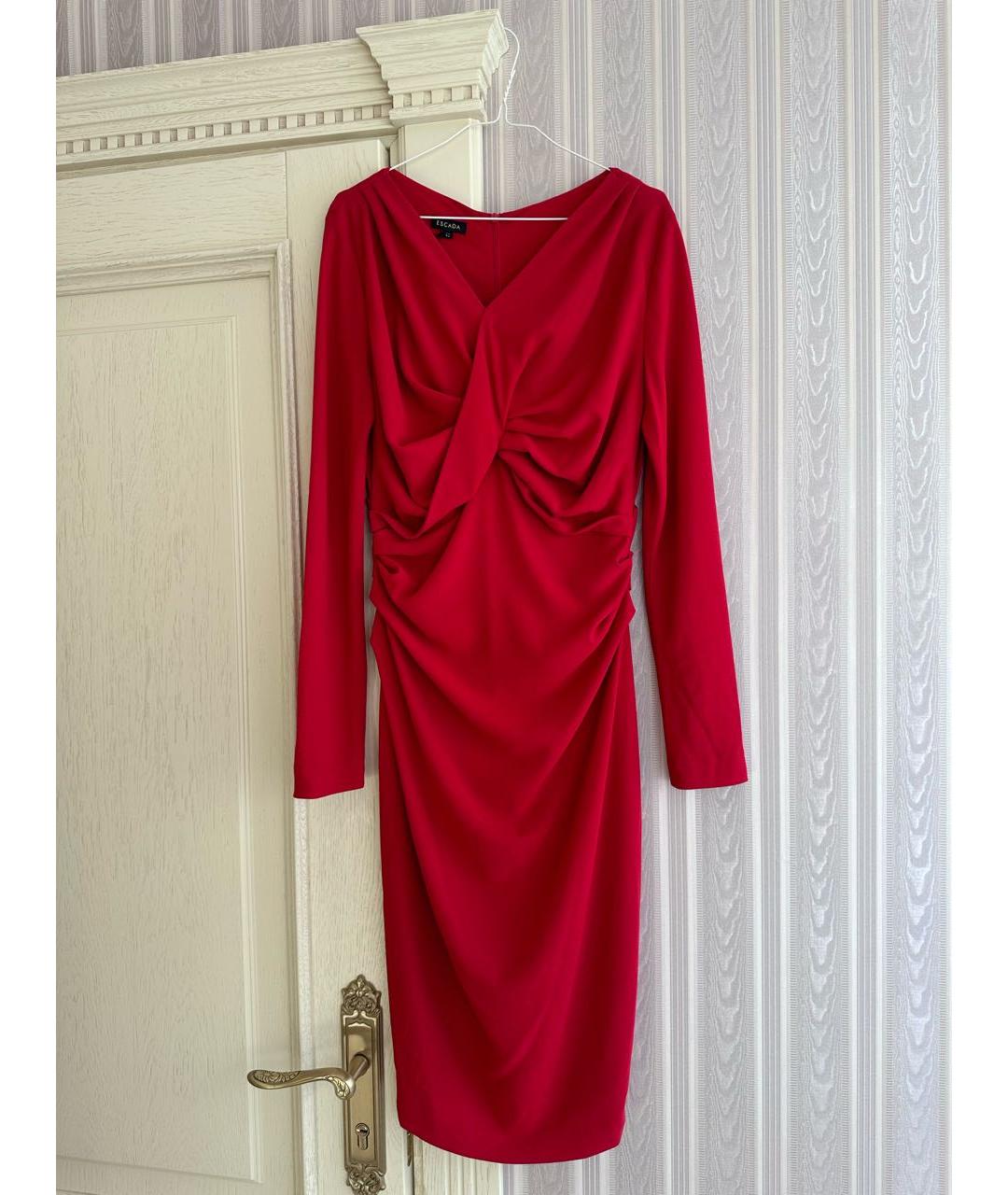 ESCADA Красное платье, фото 9