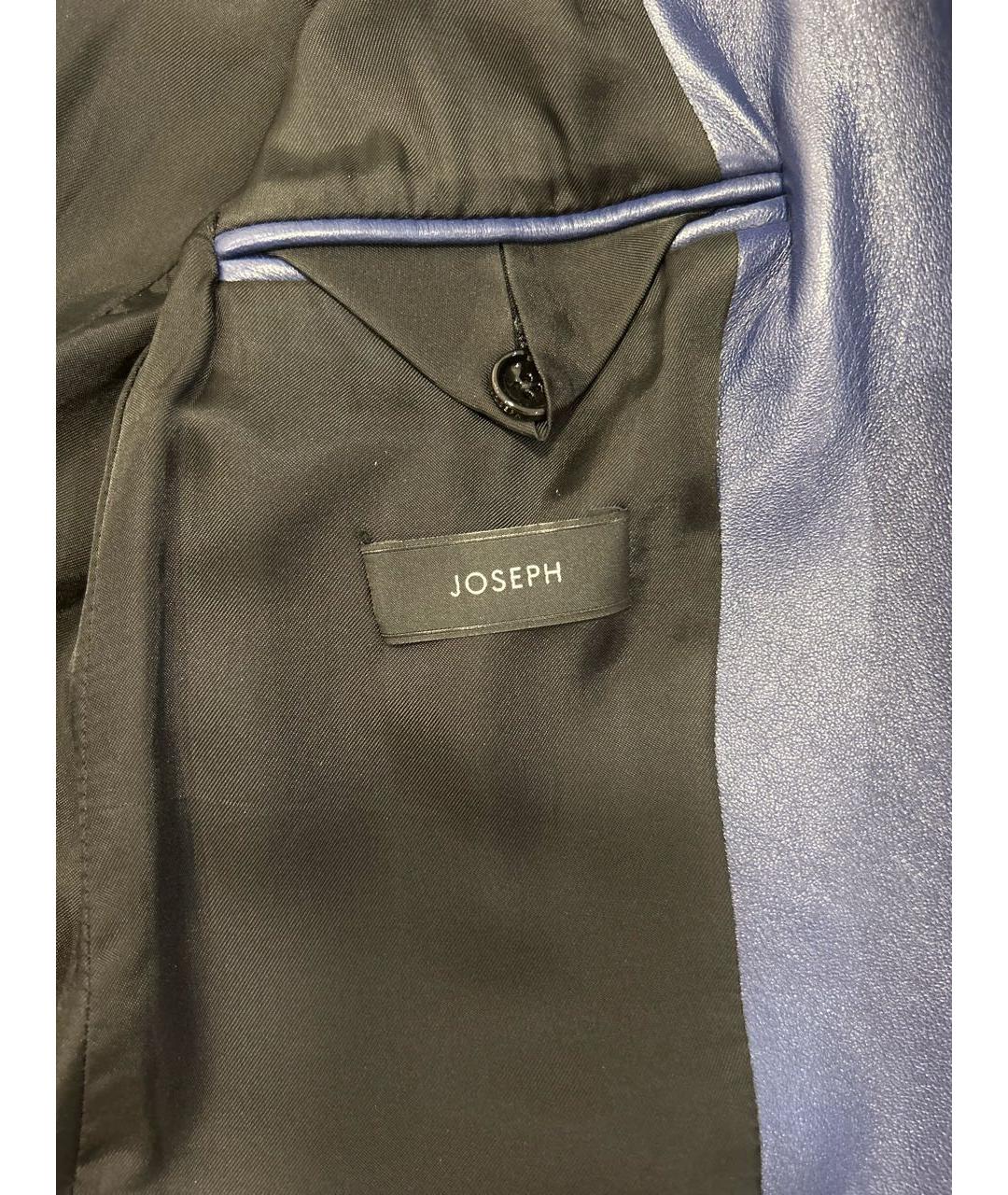 JOSEPH Темно-синяя кожаная куртка, фото 3