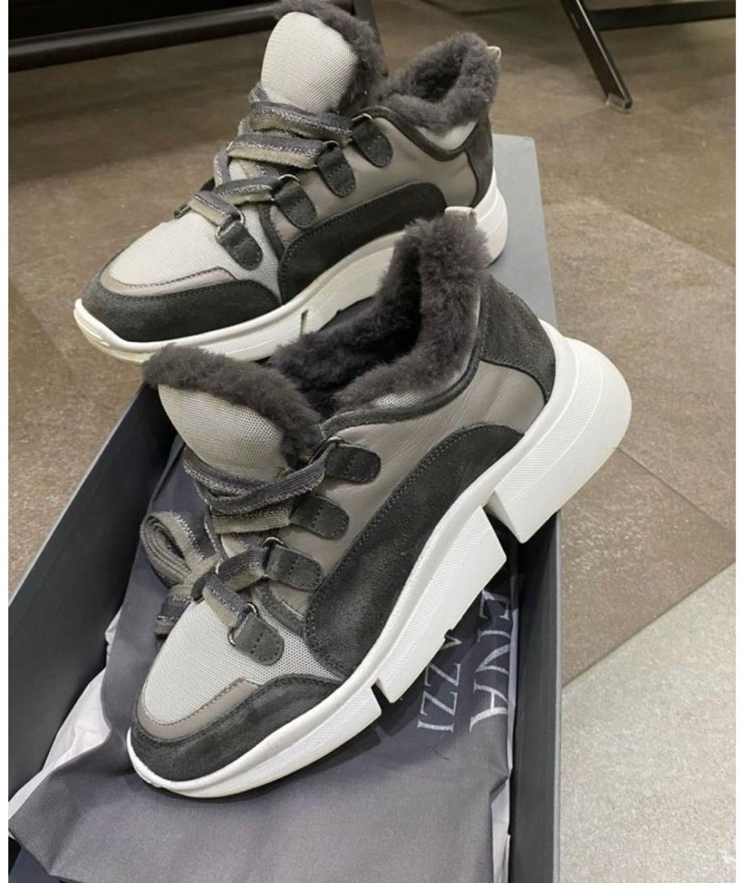 LORENA ANTONIAZZI Серые кеды, фото 3