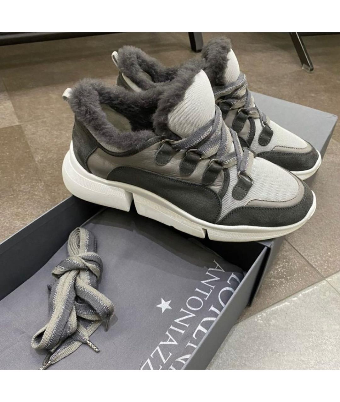 LORENA ANTONIAZZI Серые кеды, фото 2