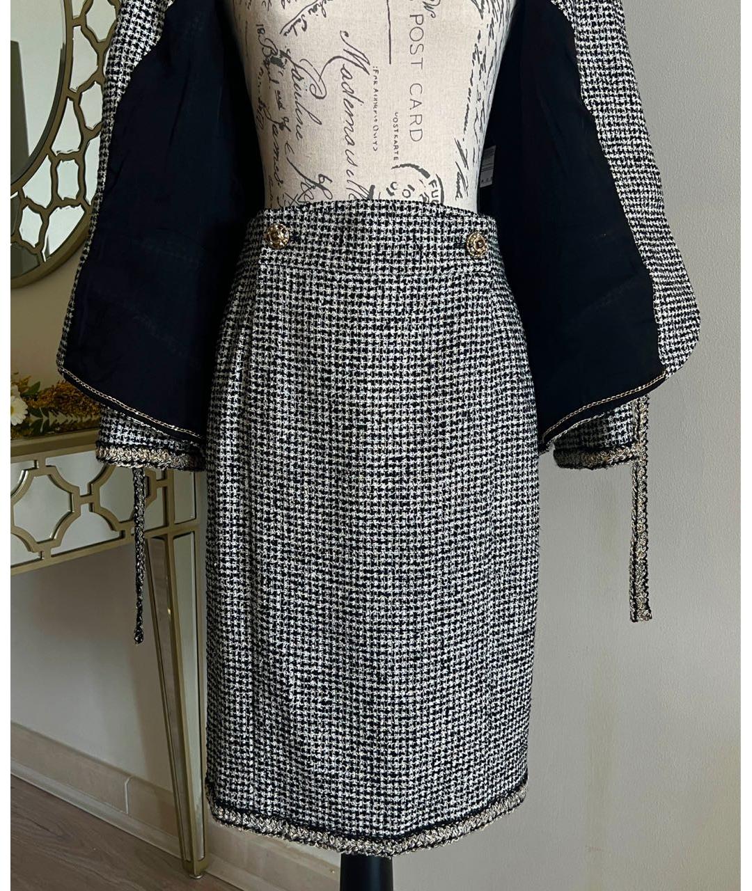 CHANEL Мульти твидовый костюм с юбками, фото 8