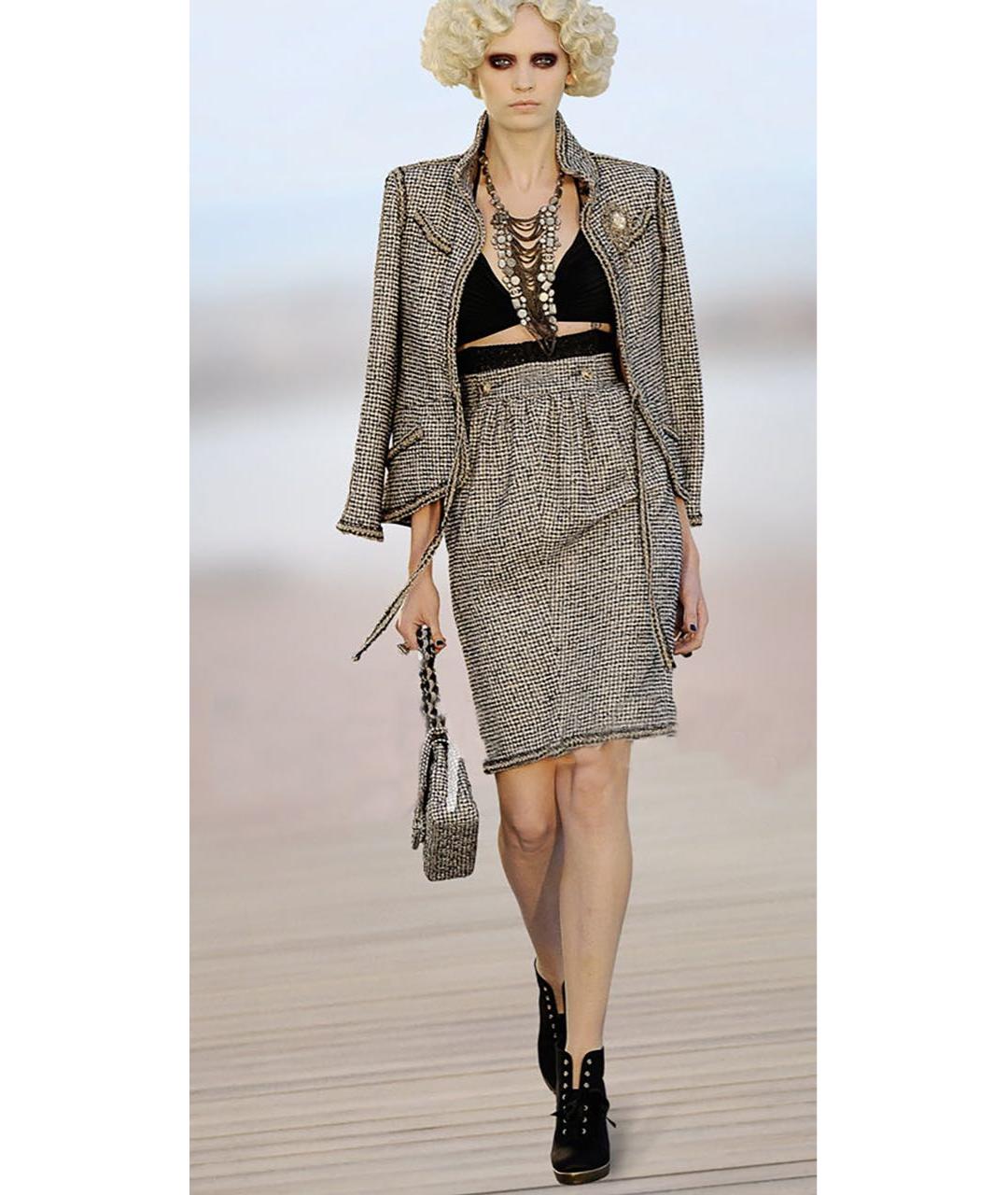CHANEL Мульти твидовый костюм с юбками, фото 2