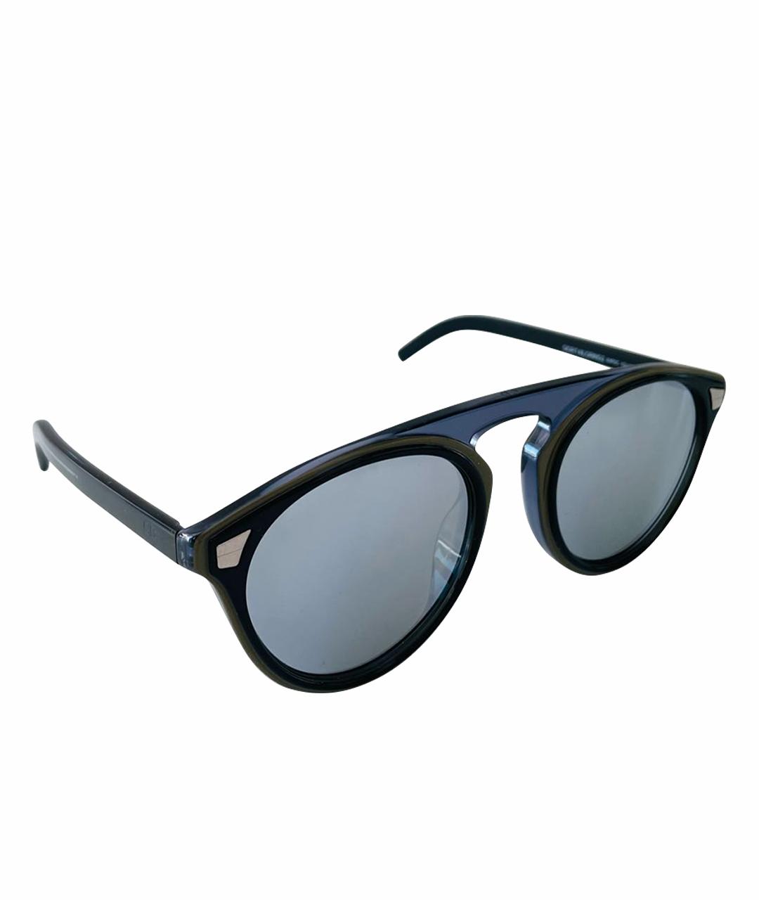 CHRISTIAN DIOR Синие пластиковые солнцезащитные очки, фото 1
